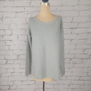 Vince Sweater crewneck waffle knit cotton cashmere blend Womens S Corpcore